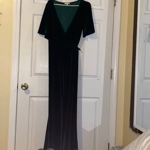 Baltic Born Velvet EMERALD dress XL